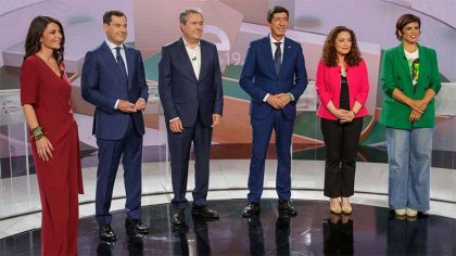 Segundo debate andaluz: VOX incomoda la estrategia discursiva de Moreno Bonilla