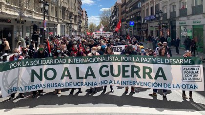 Asamblea Popular contra la Guerra ante la cumbre de la OTAN: “Abajo los presupuestos militaristas y el rearme imperialista”