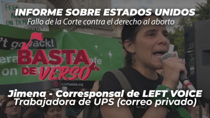 BASTA DE VERSO. El ataque al aborto en EE. UU. y una nueva generación que lucha en las calles - YouTube