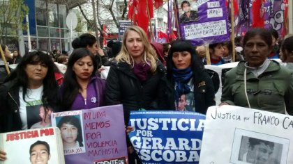  Mujeres contra la impunidad policial en casos de gatillo fácil 