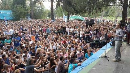 Sabbatella en Córdoba: la “alegría” de resistir