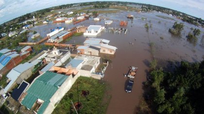 Siguen las inundaciones en el Litoral y hay veintidós mil evacuados