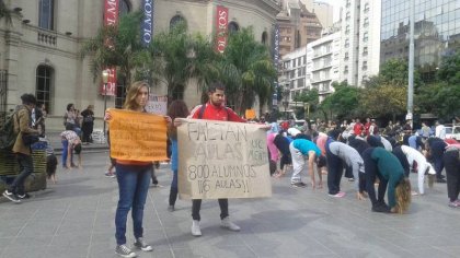 Córdoba: clase pública de estudiantes y docentes de Ciudad de las Artes