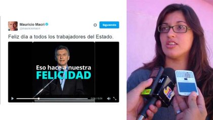 German, esposo de Melisa Bogarin, ante el cínico saludo de Macri a los estatales - YouTube