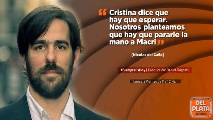 Del Caño: "Hay que pararle la mano a Macri”