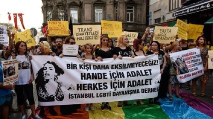 En Estambul se marchó contra la transfobia