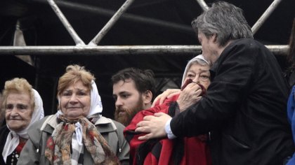 Marcha de la Resistencia: acto de cierre con discursos de Hebe de Bonafini y Máximo Kirchner 