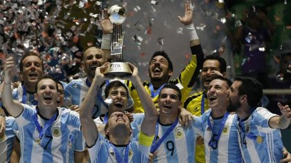 Selección Argentina de futsal: un equipo donde Messi sería suplente