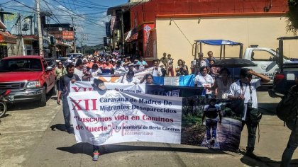  Caravana centroamericana de madres en busca de desaparecidos llega a México 