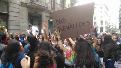 Voces de estudiantes contra la LOMCE