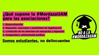 La Ley Mordaza llega a la Universidad Autónoma de Madrid