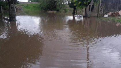 Otro fin de año bajo el agua en San Nicolás