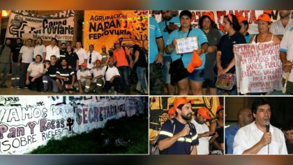 Unión Ferroviaria: la oposición culmina una gran campaña clasista