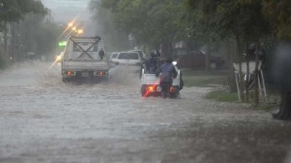 La Pampa: temporal en Santa Rosa