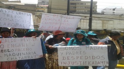 Luego de la APDHLP, despedidos de La Paz Limpia reciben apoyo de la UMSA