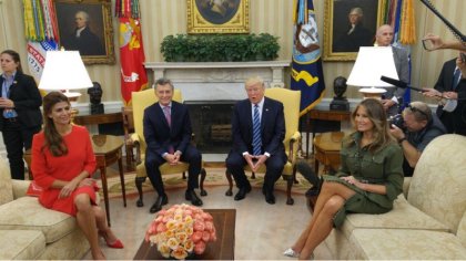 Donald Trump definió a Macri como “un gran amigo” y “un gran líder”