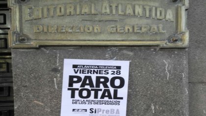 Sigue el paro en Editorial Atlántida-Televisa contra los despidos