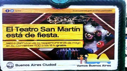 El Teatro San Martín... ¿Está de fiesta?