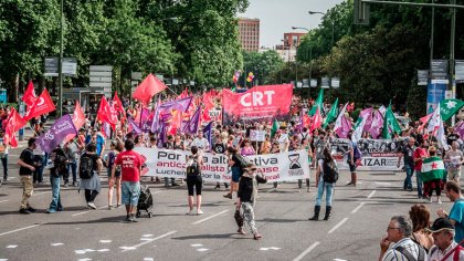 Gran cortejo del bloque anticapitalista y de clase el 27M