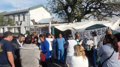 Las enfermeras del Hospital Marzetti esperan una respuesta