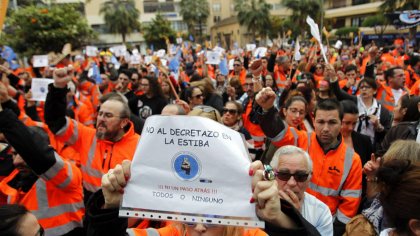 Los estibadores anuncian huelga para el 5, 7 y 9 de junio