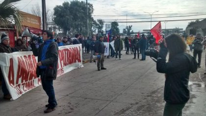 Concentración contra el abuso patronal en empresa Fruna