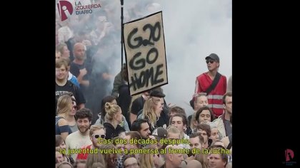 [Video] "Bienvenidos al infierno": miles se movilizan en Hamburgo contra el G20 - YouTube