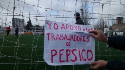 La Plata: torneo de fútbol en apoyo a los trabajadores de PepsiCo