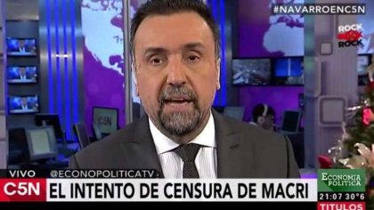 C5N despidió a Roberto Navarro: repudios y polémica en las redes sociales