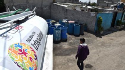  Descontento en Iztapalapa por falta de agua tras sismo