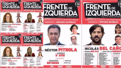 Legislativas 2017: conocé a los candidatos que acompañan a Nicolás del Caño en la primera sección