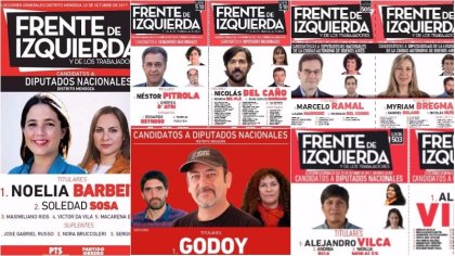 Legislativas 2017: conocé a los candidatos del Frente de Izquierda de todo el país