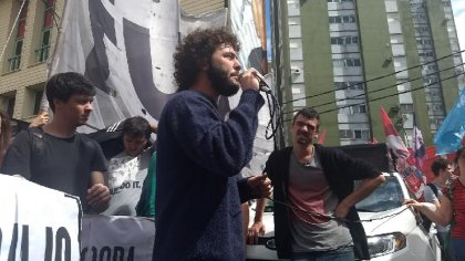 [VIDEO] Leo Deza de la Juventud del PTS contra la elección antidemocrática de rector de la UBA