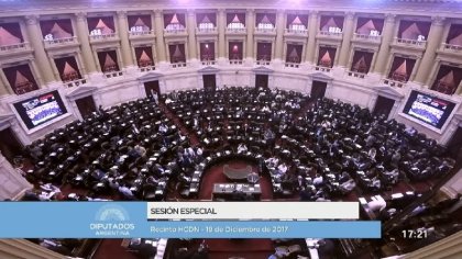 SESIÓN EN VIVO - H. Cámara de Diputados de la Nación - 19 de Diciembre de 2017 - YouTube