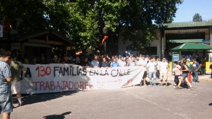 Trabajadores de Stockl marchan en defensa de sus puestos de trabajo