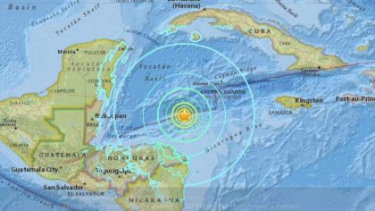 Temblor de 7.8 grados sacude a Honduras