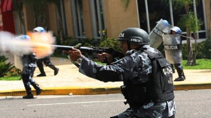  Brutal represión en Honduras 