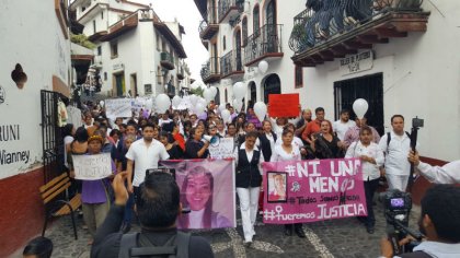 Indignación en Taxco tras feminicidio de Magdalena Aguilar