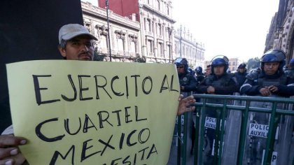 Magisterio oaxaqueño se ampara contra Ley de Seguridad