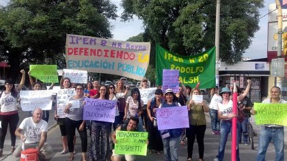 Paro en Córdoba: la docencia se moviliza desde temprano