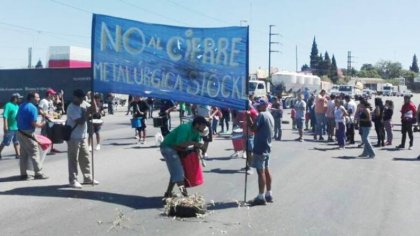 Trabajadores de Stockl cortaron acceso al parque industrial de Burzaco