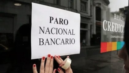 Frente a la creciente inflación: paro bancario por recomposición salarial 