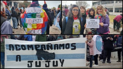 Chubut: Miles de docentes pararon y marcharon por salario y en repudio a la represión de Jujuy