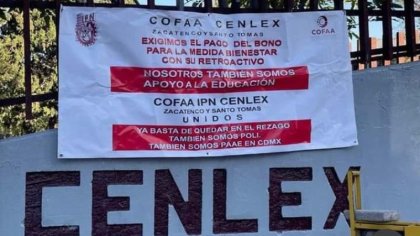 Personal de CENLEX y COFAA del IPN van a paro, exigen aumento salarial