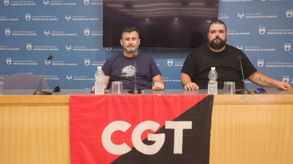 CGT anuncia movilizaciones contra la represión sindical a su secretario general en Aragón y La Rioja