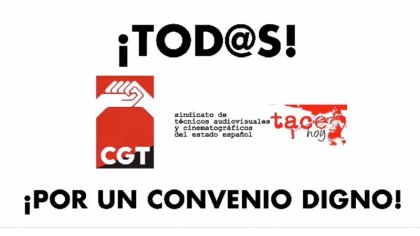 Convenio del sector audiovisual: la patronal paraliza las negociaciones y CGT continúa con las movilizaciones