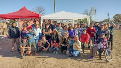 Córdoba: posta sanitaria en apoyo a vecinos de Barrio El Chingolo