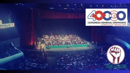 Se inaugura el 40 congreso general ordinario del STUNAM