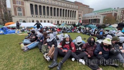 La policía detiene a estudiantes propalestinos en la universidad de Columbia