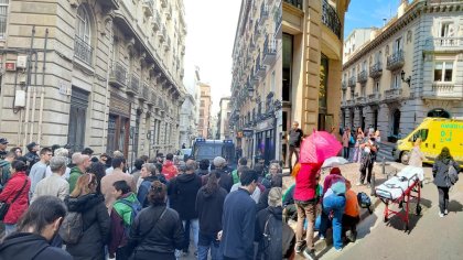 Brutal desahucio en Zaragoza el mismo día que se aprueba la Ley de Vivienda